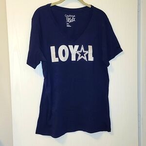 Ladies' Dallas Cowboy LOYAL Tee, NWOT